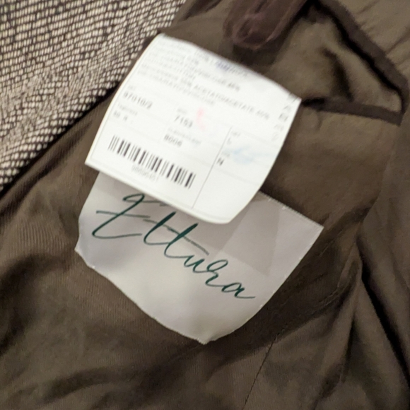 Ettra Wool Italian Overcoat Jacket With Detachable Zip In Size 50r - Picture 6 of 10